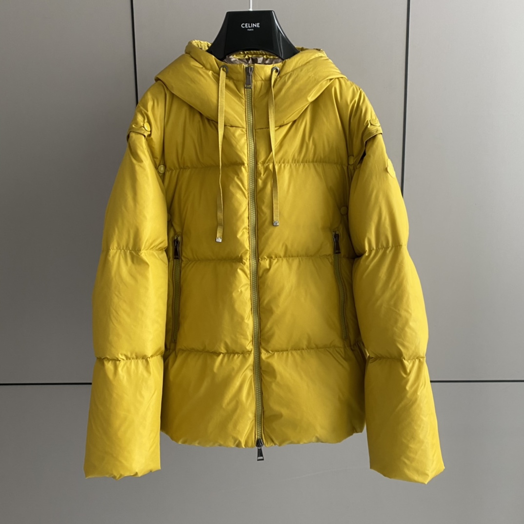 

Aw21 new candy color detachable two-piece set of bread down, Yellow