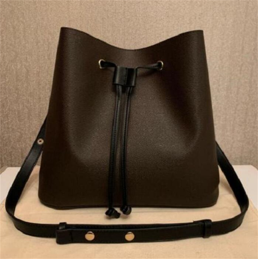 

luxurys designers NEONOE Bucket Handbags Fashion Women's Bags old flower Purses Women Tote Brand Letter Genuine Leather Shoulder crossb