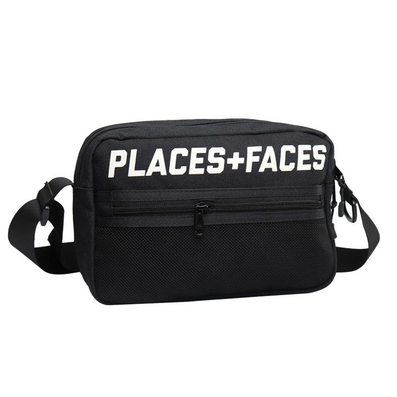 

Fashion Hip Hop Bags Messenger Bag Casual Boy Chest Crossbody Shoulder Bag Nightlight Letters