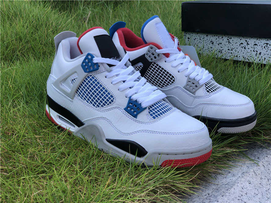 

Authentic Jumpman 4 4s What The Designer Shoes trainers size 40--47.5 Ship With, #1