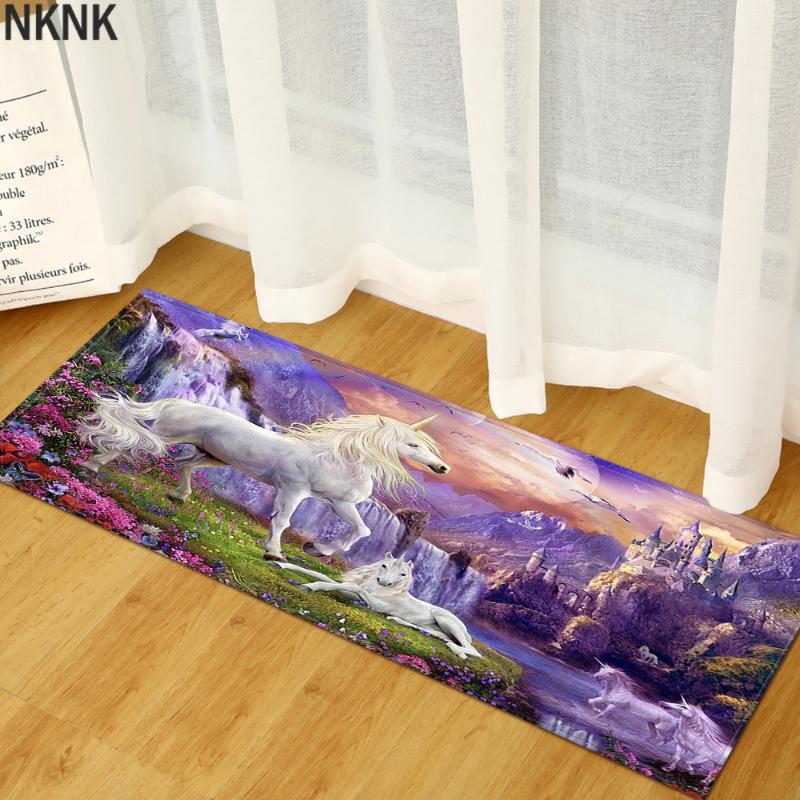 

Pattern Kitchen Carpet Home Entrance Doormat Bedroom Hallway Floor Mat 3D Map Bathroom Door Non-Slip Absorbent Long Rug