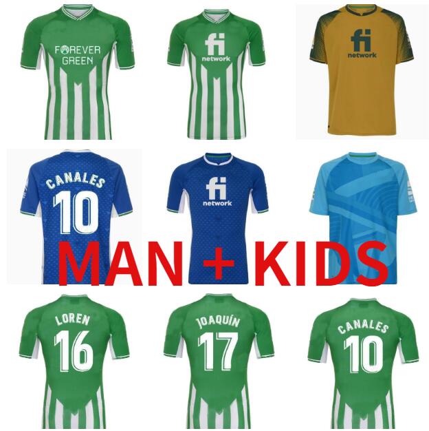 

Man kids kit 21 22 REAL Betis soccer Jerseys JOAQUIN B.Iglesias Camisetas Loren Juanmi BARTRA TELLO A.GUARDADO home away suit CANALES Fekir 2021 2022 football shirts