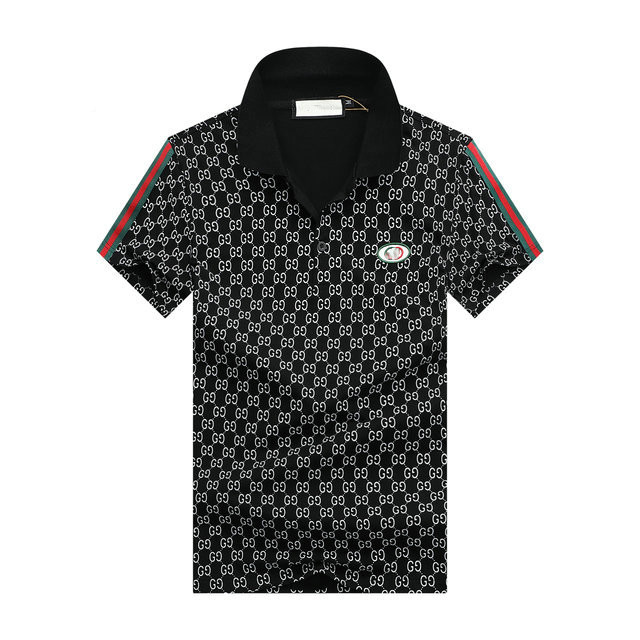 

Men leisure long body-building short-sleeved polo shirt, summer high quality fashion letter poloT shirts, men's and women's printe, White;black
