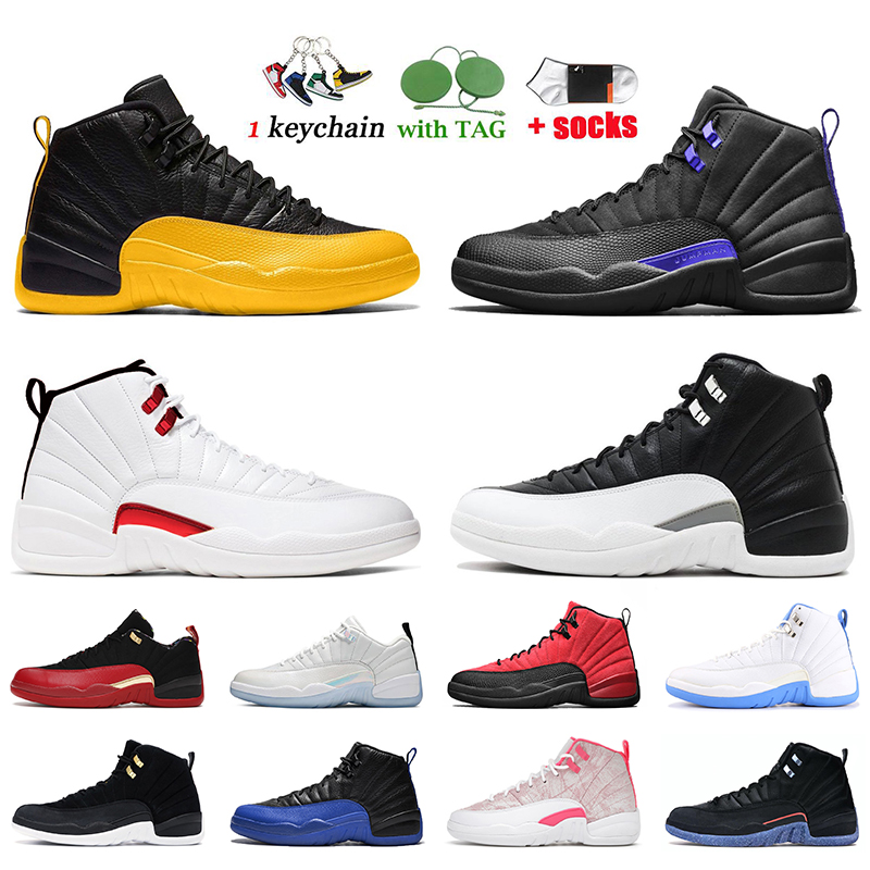 

Jumpman 12 12s Mens Basketball Shoes Playoffs Royalty Twist Womens Arctic Punch Utility University Gold Dark Concord Low Easter CNY Trainers Sneakers Size 36-47, A6 reverse flu game 40-47