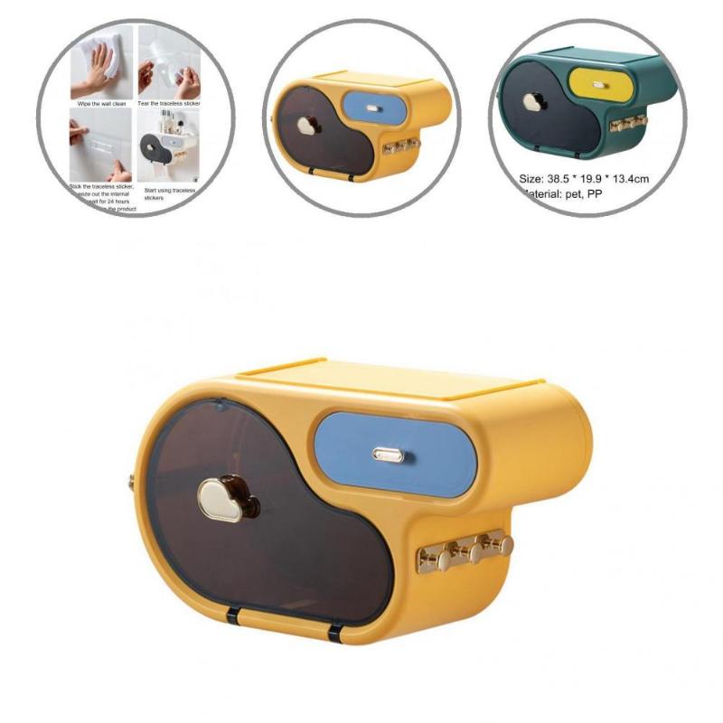 

Toilet Paper Holders Waterproof Lightweight Strong Load-bearing Tissue Rack Household Supplies