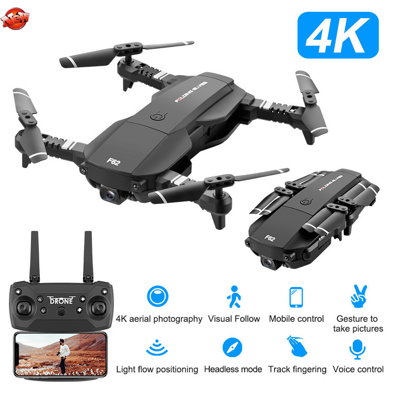 

Optical flow Positioning 4K Aerial Photography WIFI Real Time RC Quadcopter 100M Gesture Photo APP Conotrol Selfie RC Drone, 1 portable bag