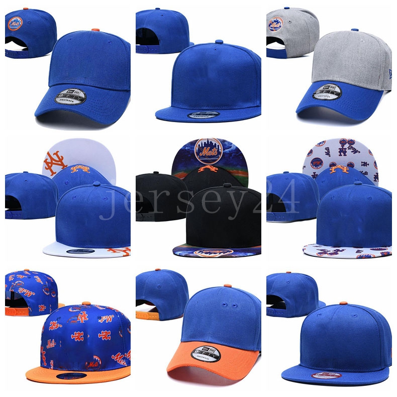 

Snapbacks New York Mets hat Outdoor Fashionable Summer Fits Baseball Truck Cap, Black;white