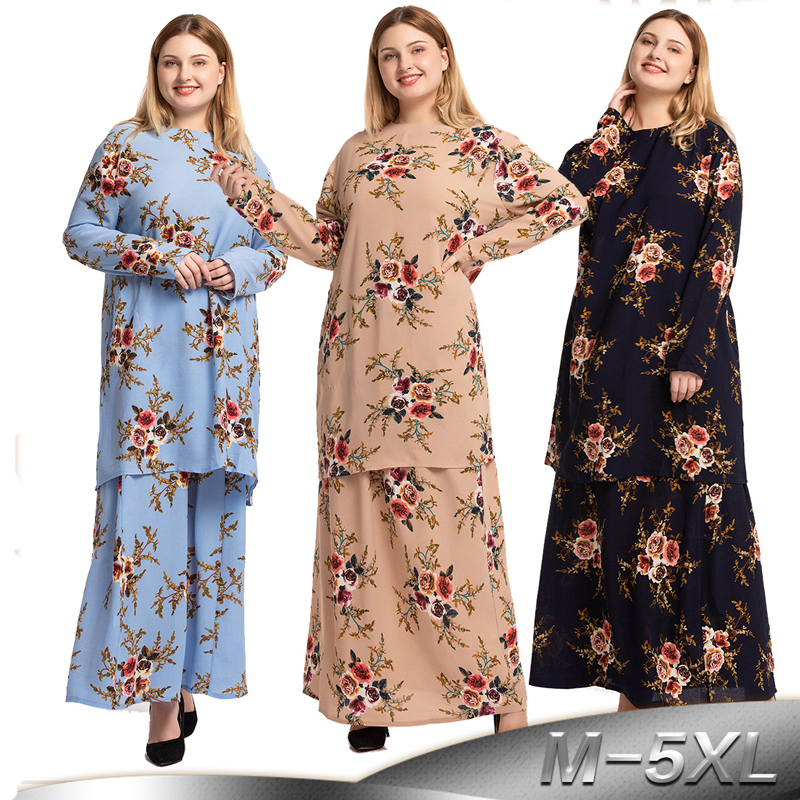 

Abaya Femme Kaftan Robe Dubai Muslim Hijab Dress Turkey Abayas For Women Sets Caftan Ramadan Islam Clothing Musulman Ensembles