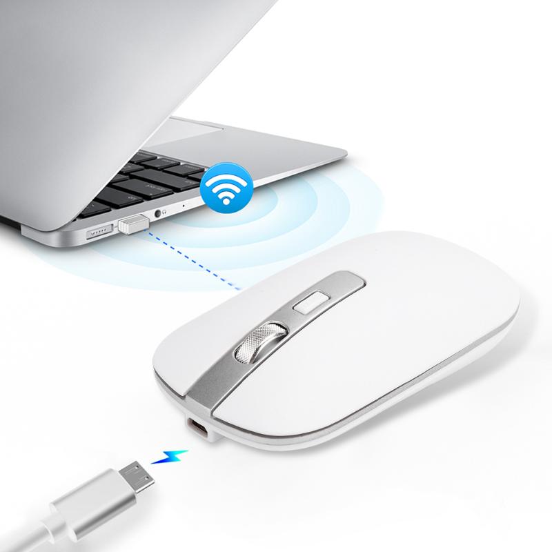 

2.4G Wireless Mouse Gaming Poelectric Mouses 4pc Buttons 500mAh With USB Receiver And Charging Cable Keyboard Combos