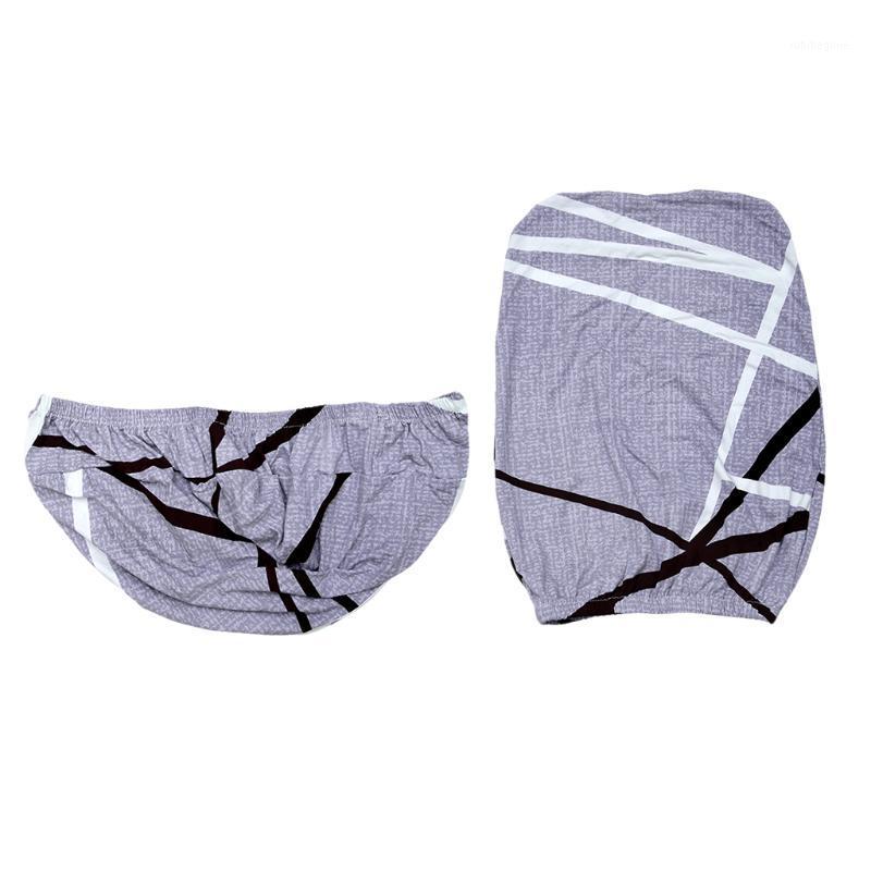 

Office Desk Chair Cover Protector Stretch Computer Rotating Slipcover Covers