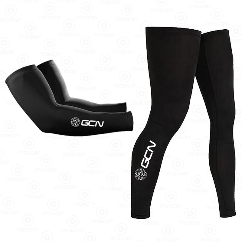 

Pro Team GCN Black UV Protection Cycling Arm Warmer Breathable Bicycle Running Racing MTB Bike Sleeve Elbow & Knee Pads