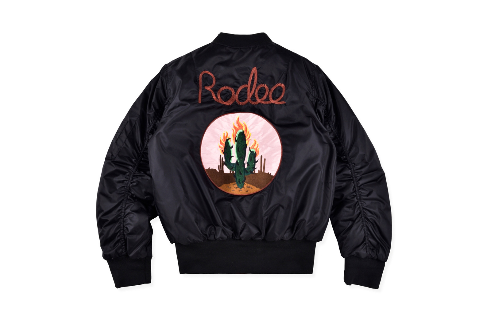 

Travis Scott Rodeo Bob embroidered cactus jacket for men and women 4U8P, Green