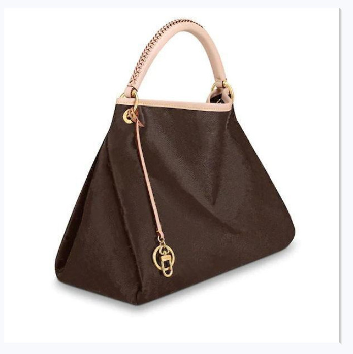 

100% genuine leather Good quality luxurys Hot Womens Purse Designers Bags Artsy Handbag Tote Crossbody Bag Purse on Chain, Beige