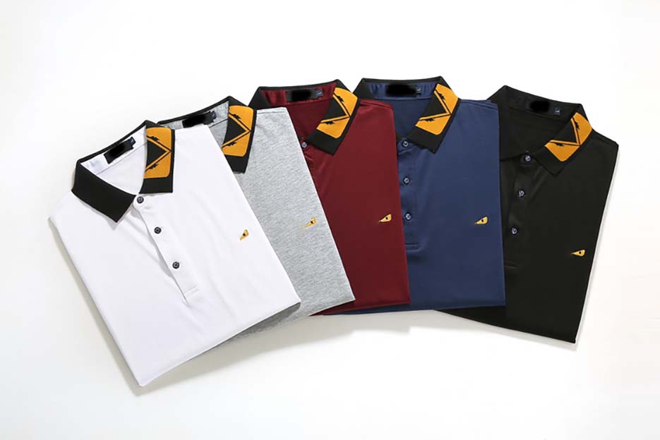

2021 Mens Stylist Polo Shirts Luxury Italy Men Clothes Short Sleeve Fashion Casual Men's Summer T Shirt Many colors are available Size M-4XL, Khaki
