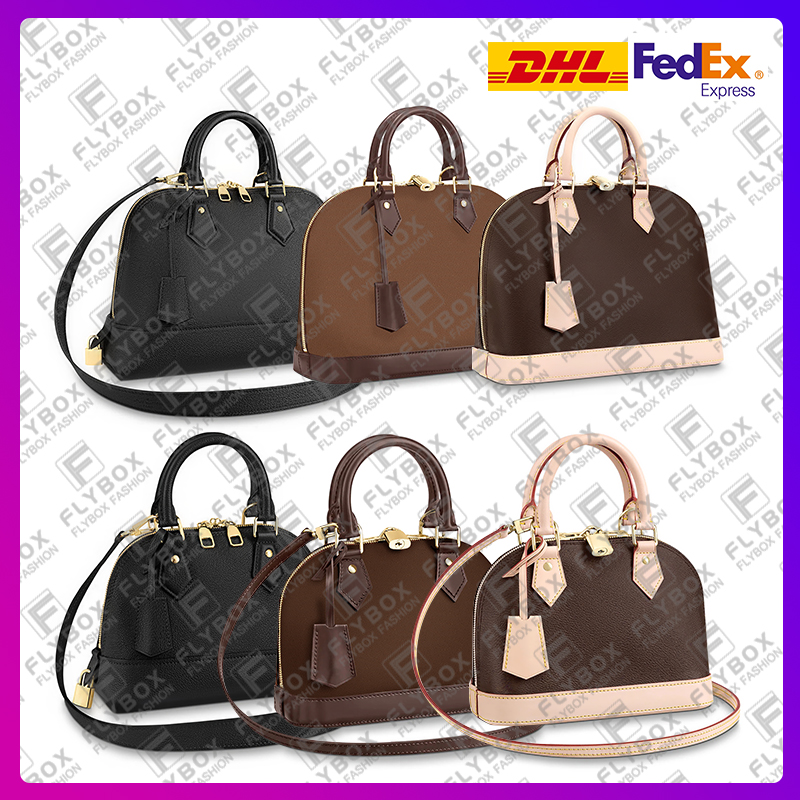 

Woman Designer Luxury Fashion Casual Handbag Shoulder Bags Crossbody High Quality TOP 5A N41221 M53152 M44829 2 Size BB PM Shell Bag Purse Pouch Fast Delivery, Bb / brown checkerboard 1