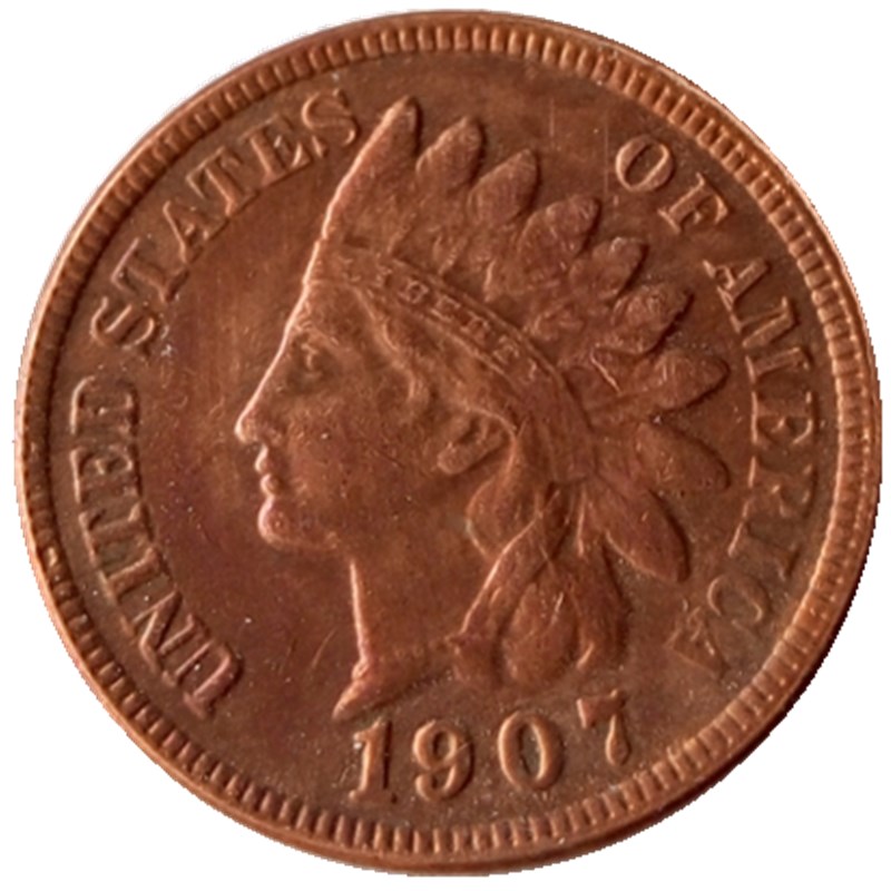 

US 1906-1909 Indian Head One Cent Craft Copper Copy Pendant Accessories Coins