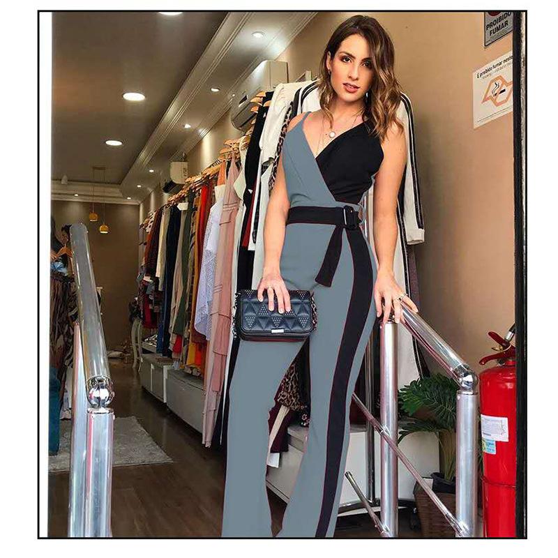 

Women's Jumpsuits & Rompers Womens Jumpsuit Plus Size Sexy Overalls Summer Casual Combinaison Trendy Jump Suit For Women 2021 Formal Elegant, Black;white