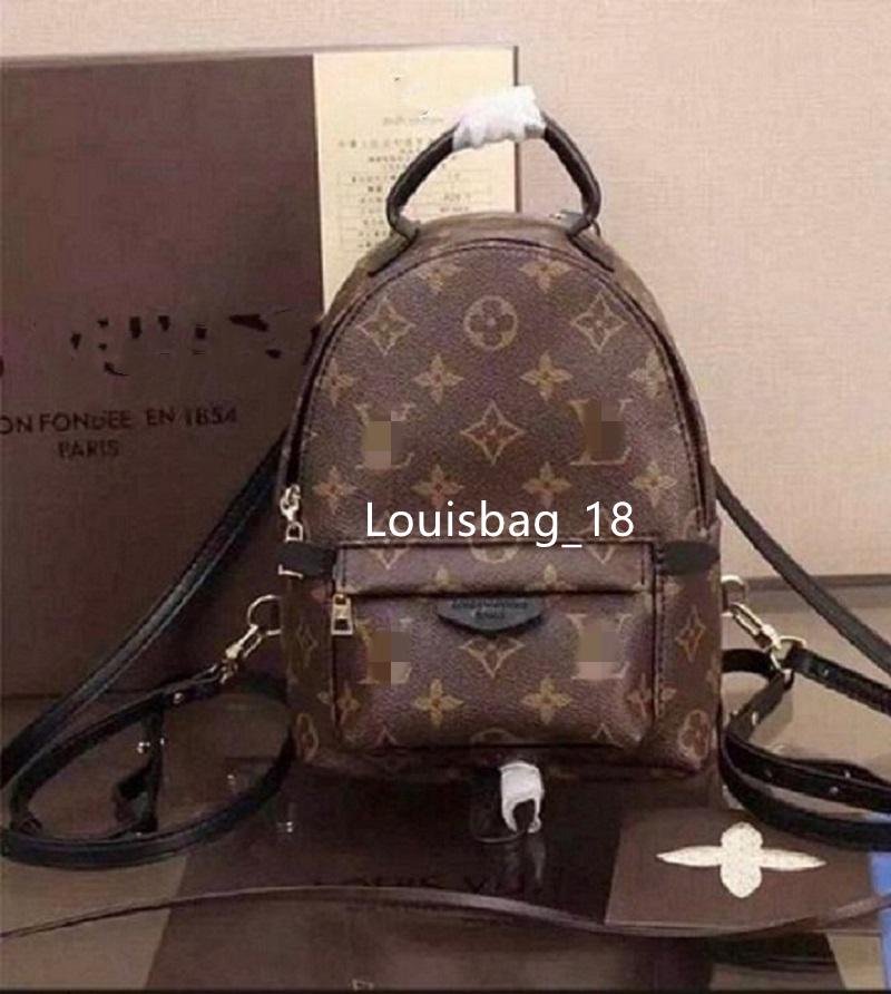 

designers women men bags BACKPACKS Travel Backpack Mini School Bag Double Shoulder Bags School Bag PALM SPRINGS GGLVLouisVittonYSLVUTTON, Mini coffee+plaid