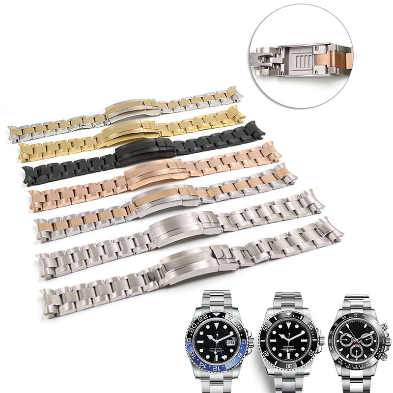 

Watch Band WATER GHOST Fine-Tuning Pull Tooth Buckle Strap Stainless Steel Accessories Bracelet