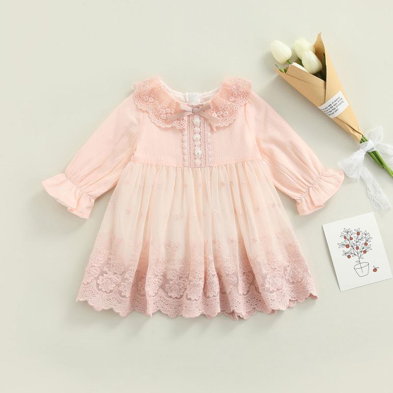 

Girl's Dresses Ma&Baby 6M-4Y Toddler Infant Born Baby Girls Dress Princess Tulle Pearl Tutu Party Birthday Wedding For D95, Red;yellow