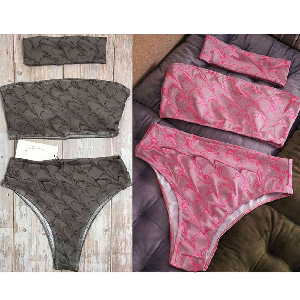 

New Bikini Swimwear for Women Hot Brand Bathing Suit Beachwear Summer one piece Sexy Lady g letter Flower print Swimsuit Drop shippingA4jkgn