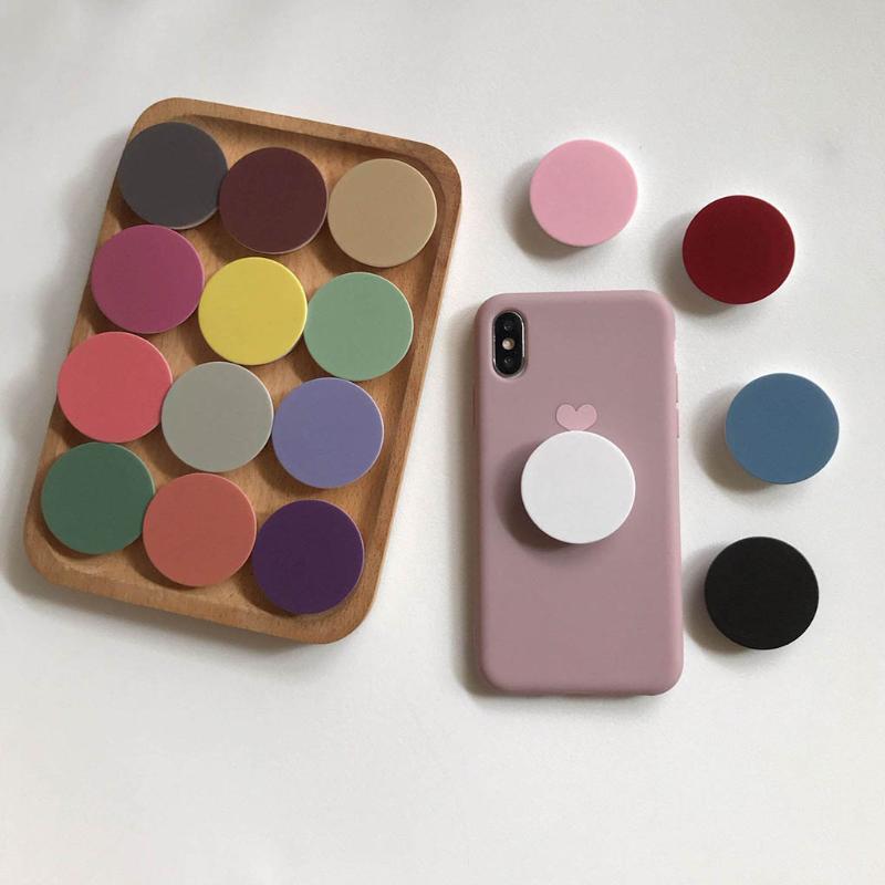 Cell Phone Mounts & Holders Simplicity Stand Expanding Grip Holder Socket Colorful Pattern Earphone Winder For 11 Pro Max-image-716272629