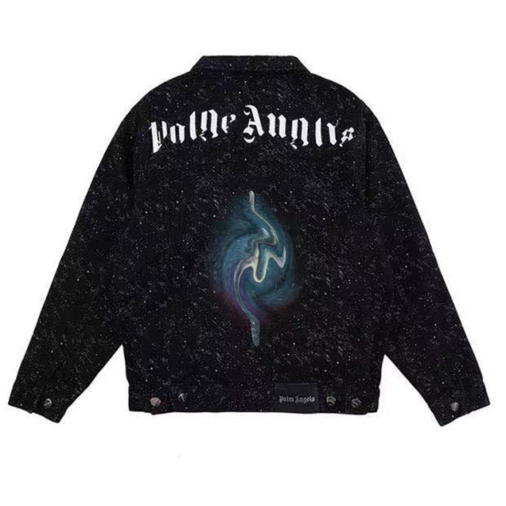 Moo Chan - Palm Jeans Coat Correct Edition Star Washed-Made Old Jacket Cactus Haute couture coat-image-704907318