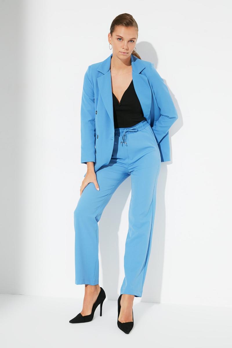 

Women's Pants & Capris Trendyol Pockets TWOAW22PL0158, Black;white