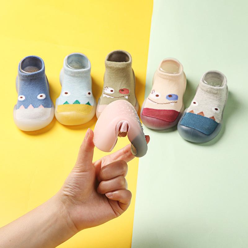 

First Walkers Children Socks Shoes Spring And Autumn Pure Cotton Thin Baby Shoe Toddler Indoor Non-slip Floor