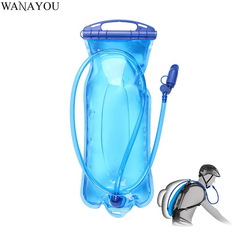 

Portable 2L Water Bladder Bag Hydration Storage BPA Free Running Backpack Foldable Camping Climbing Cycling Bags Outdoor