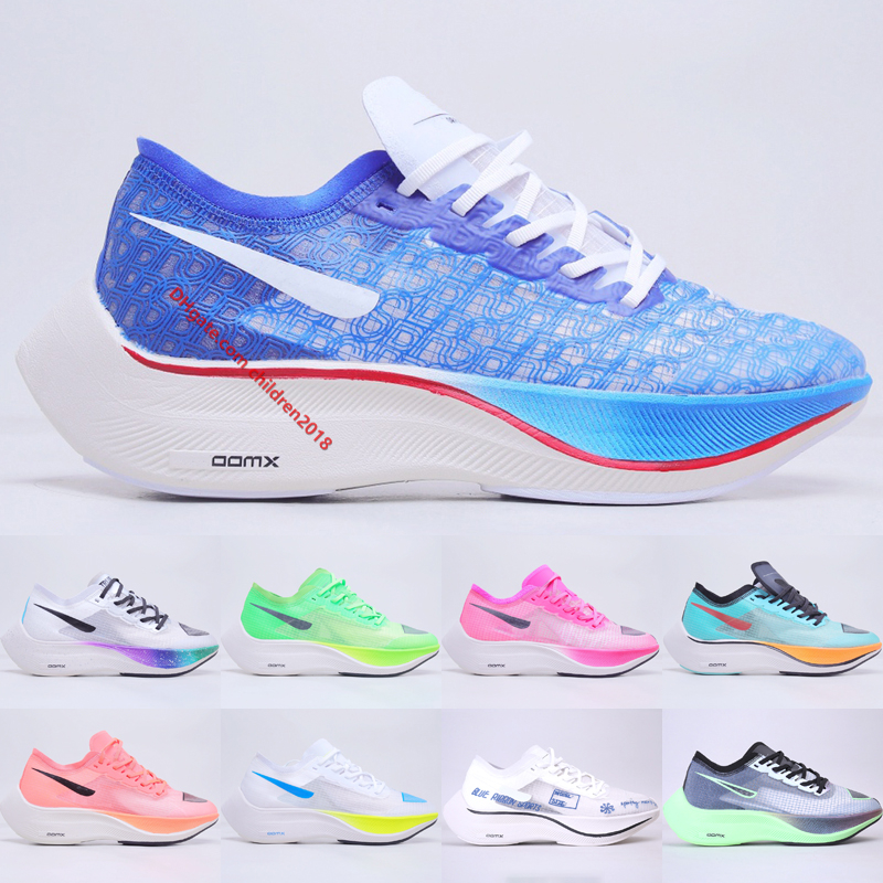 

Top ZoomX Fly NEXT% Women Men Running Shoes Game Royal Racer Blue BeTrue Volt Pink Blast Bright Mango Out Sports Sneakers Size 36-45, Black