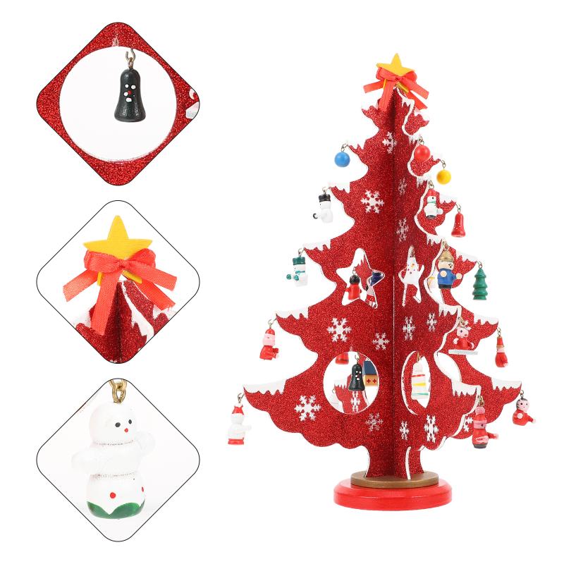 

Christmas Decorations 1pc Adorable Home Desktop Tree Ornament Delicate Adornment