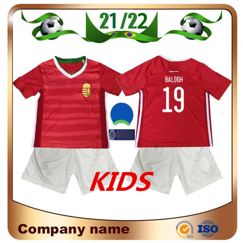

2021 European Cup Hungary Soccer Jersey fan SZOBOSZLAI PRISKIN 21 22 Home Red VINICIUS ORBAN DZSUDZSAK NAGY Shirt national teamfootball uniform KIDS KIT, 21/22 away