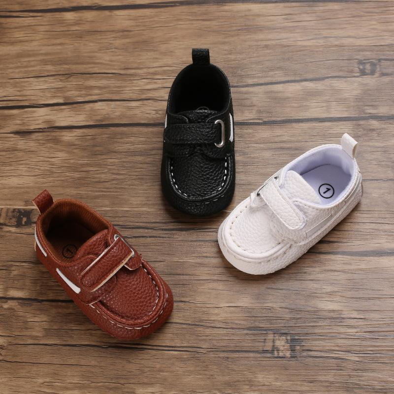 

First Walkers Leisure Pu Baby Shoes Soft Bottom Feet 0-1 Year Old Toddler 2022 Four Seasons Spring And Autumn Age Range Fit