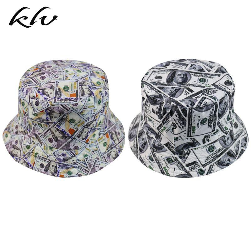 

Unisex Two Sides Reversible Bucket Hat Funny US Hundred Dollar 3D Printed Packable Outdoor Hip Hop Fisherman Cap Wide Brim Hats
