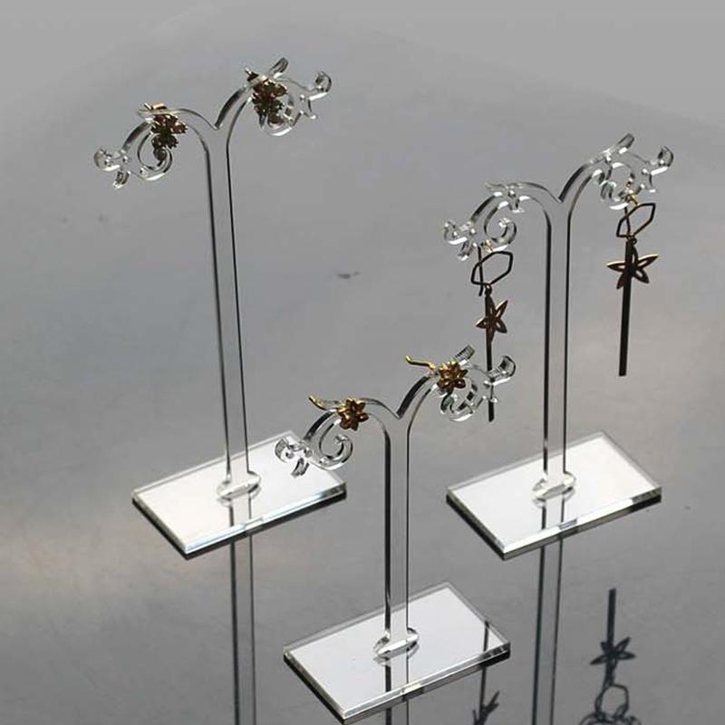 

Jewelry Pouches, Bags 3/2pcs Crotch Earring Studs Rack Display Stand Storage Hanger Holder, Pink;blue