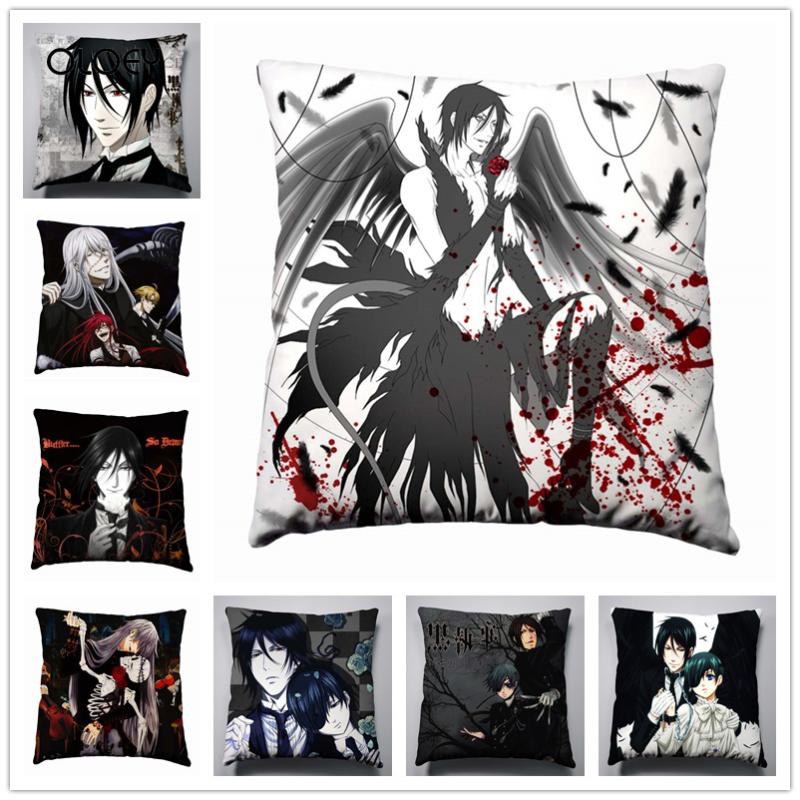 

Anime Manga Black Butler Cushion Cover Home Bedroom El Car Seat Decoration Polyester Soft And Comfortable ... Cushion/Decorative Pillow