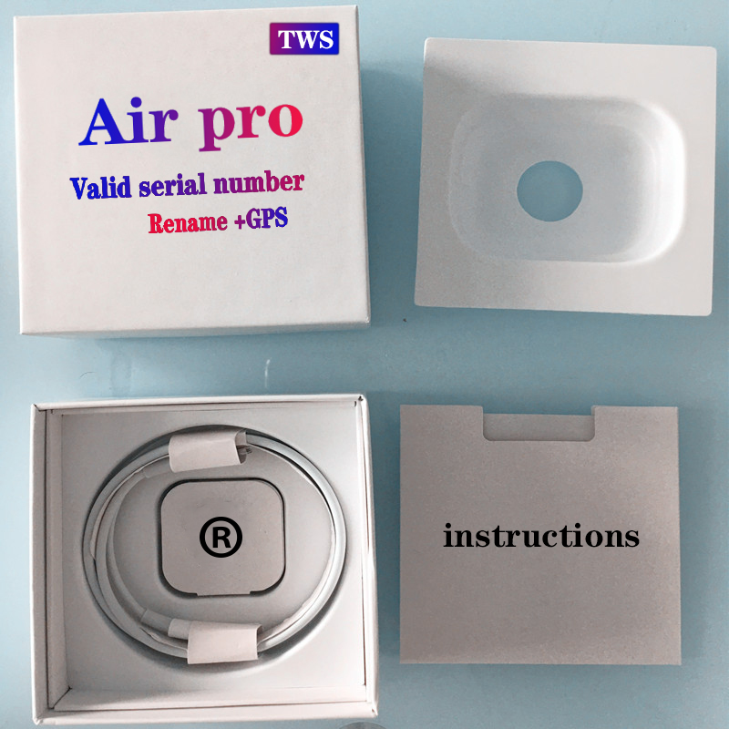 

1Pc TWS AP3 pro H1 Chip Wireless Charging Generation 3 Sensor rename Bluetooth Headphones auto paring Earphones with pop up windownes