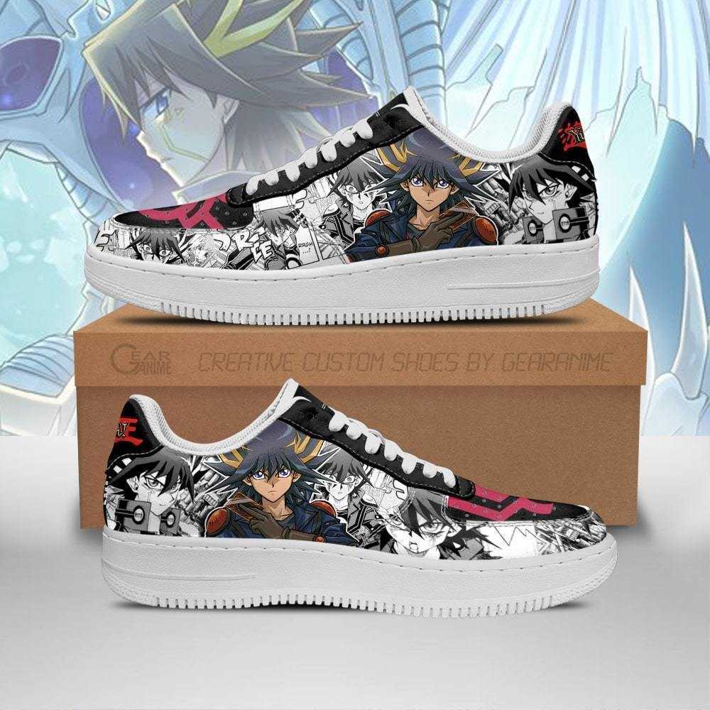 

DIY Anime Shoes Yugioh Yusei Fudo Sneakers Yu Gi Oh Casual Running Sport Walking Lightweight Tennis Shoes, Others