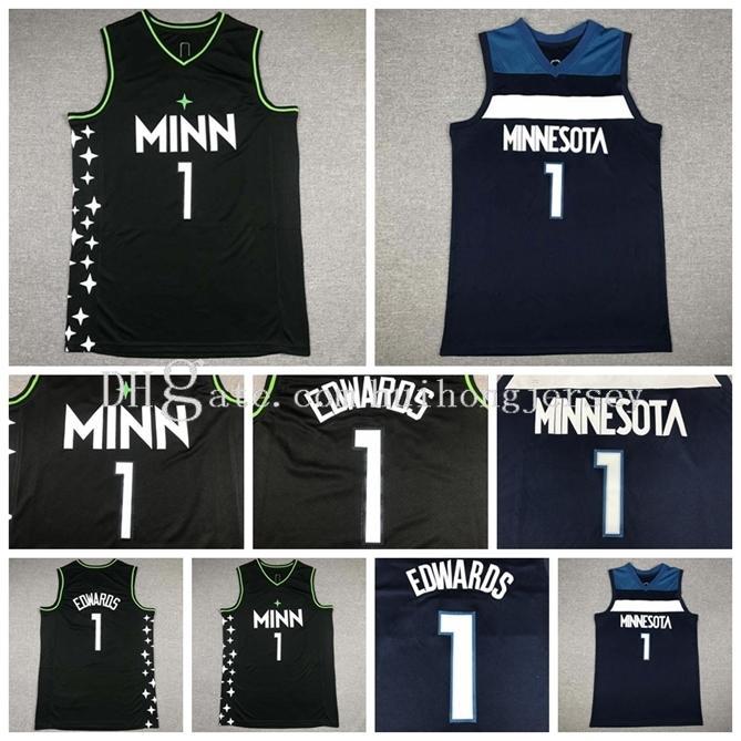 

Men Minnesota Timberwolves Anthony Edwards basketball jerseys for key players swing man sewed and embroidered basketball jerseys., Color2