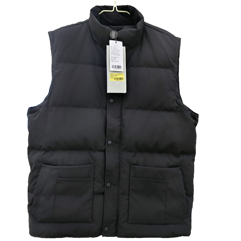 

Fashion male vests jackets Down vest warm mens stylist winter men women Parkers Coat size S-2XL black label USA CANADA style Kanada Jacke hommes noir Freestyle Gilet, Plastic bag