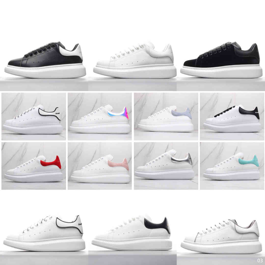

2021 Fashion men women velvet black shoe\ralexander\rmcqueen platform oversized Leather mcqueens Casual shoes sports shoe 36-44 mc0083