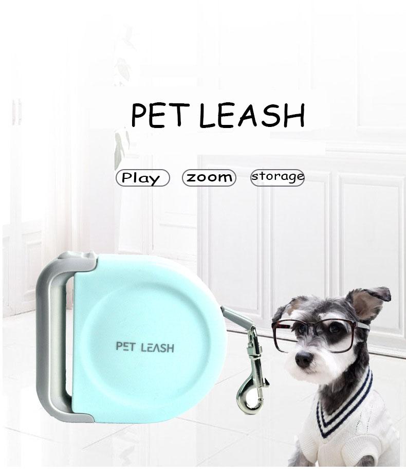 

Pet Dog Outdoor Equipment Traction Rope Makaron Color Automatic Retractable Collars & Leashes
