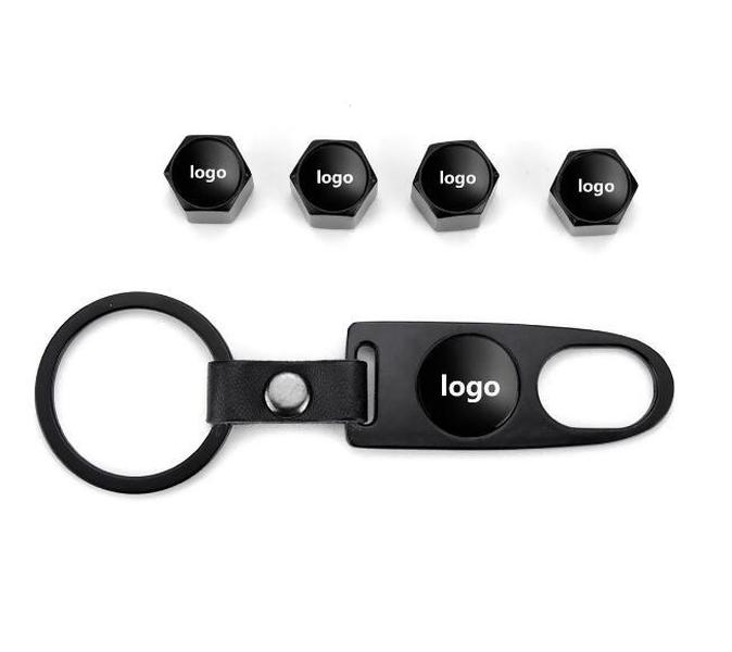 

2021 New High Quality Car Wheel Tyre Tire Stem Air Valve Caps Key Chain Set Skull Superman Black Car Styling FOR BMW/AUDI/BENZ/honda