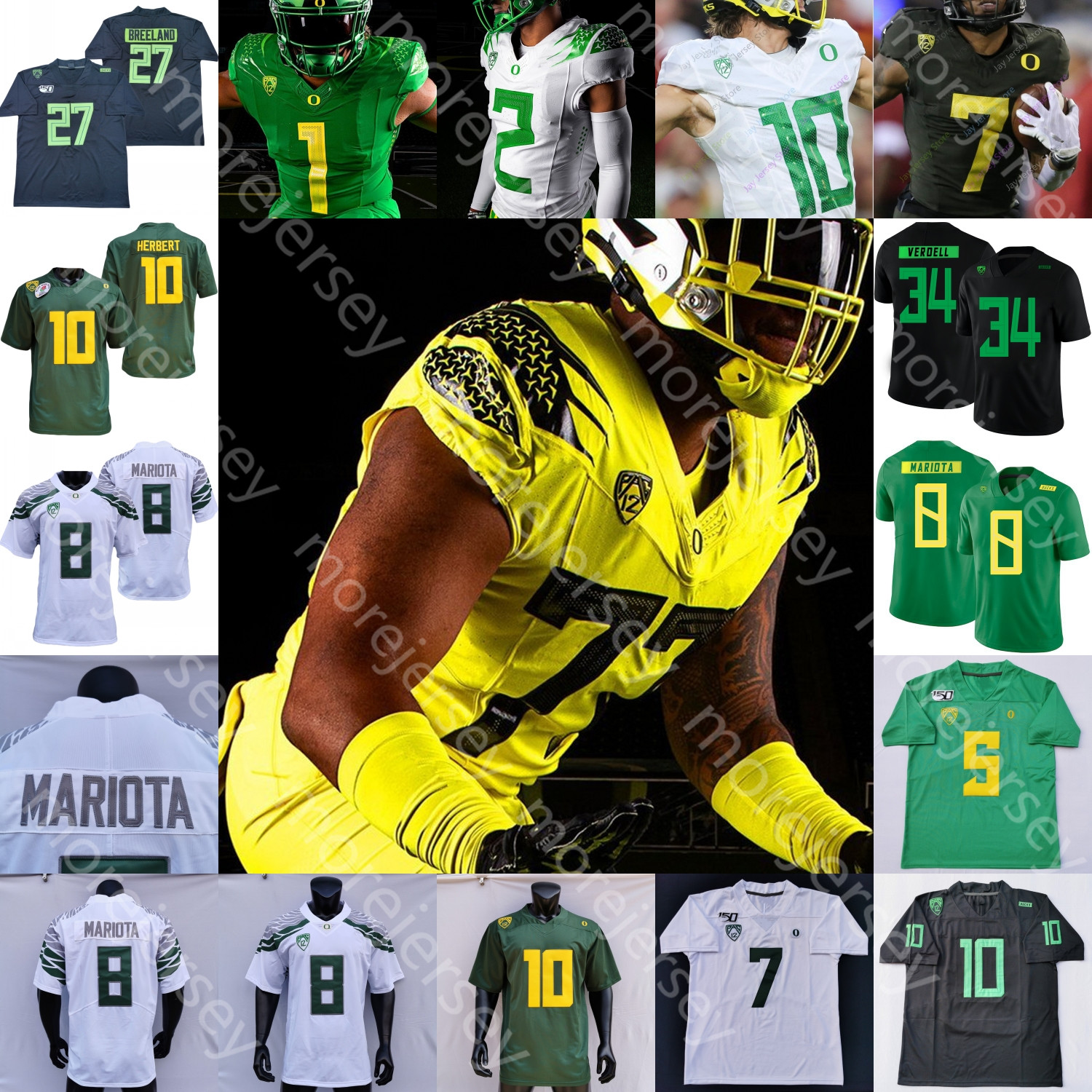 

Oregon Ducks Football Jersey NCAA College Justin Herbert CJ Verdell Kayvon Thibodeaux Tyler Shough DJ Johnson Flowe Noah Sewell Marcus Mariota Travis Dye, Black i