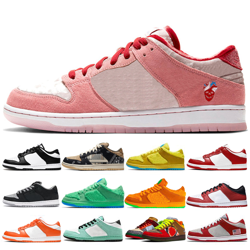 

Valentines Day running shoes StrangeLove chunky University Red Bears Green Chicago low Shattered Skateboard trainer shoe mens womens outdoor sports sneakers, #14 unc 36-45