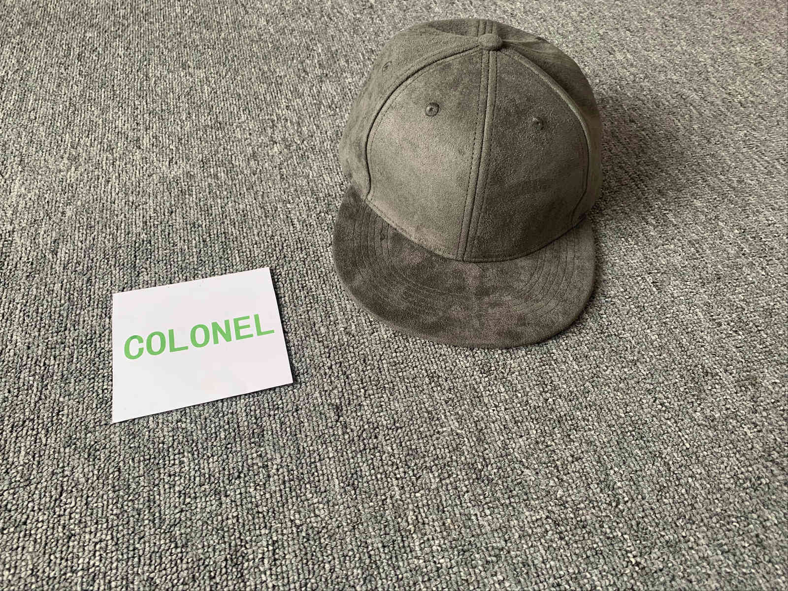 

fog God Feel of Season 6 suede baseball cap high street, Blue;gray