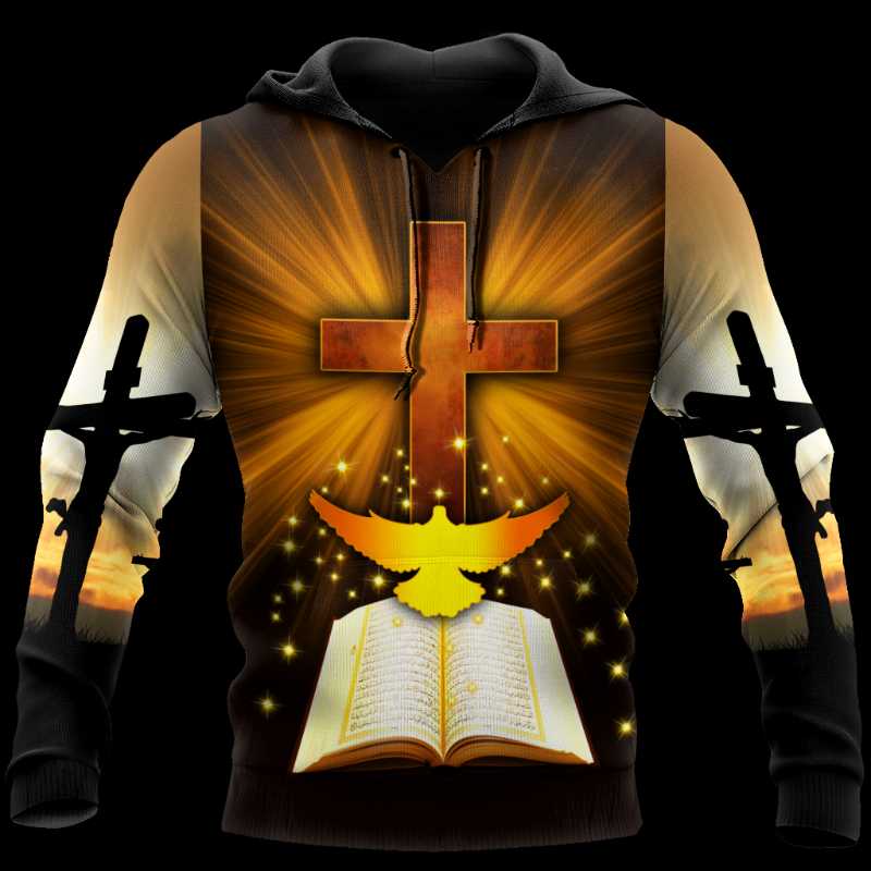 

Men's Hoodies & Sweatshirts Jesus Christ Holy Bible Casual Hoodie Spring Unisex 3D All Over Printed Sublimation Zipper Pullover Men/Women's, Sweatshirt