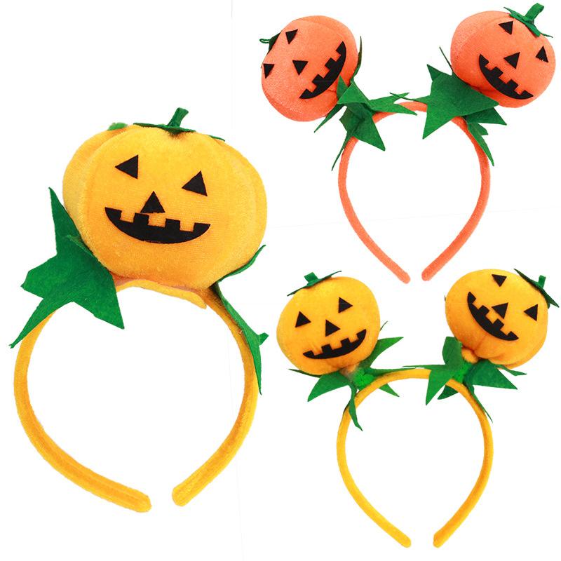 

Halloween Pumpkin Headband Children Adults Cosplay Hairbands Hair Accessoy Hallowmas Party Favor Gift