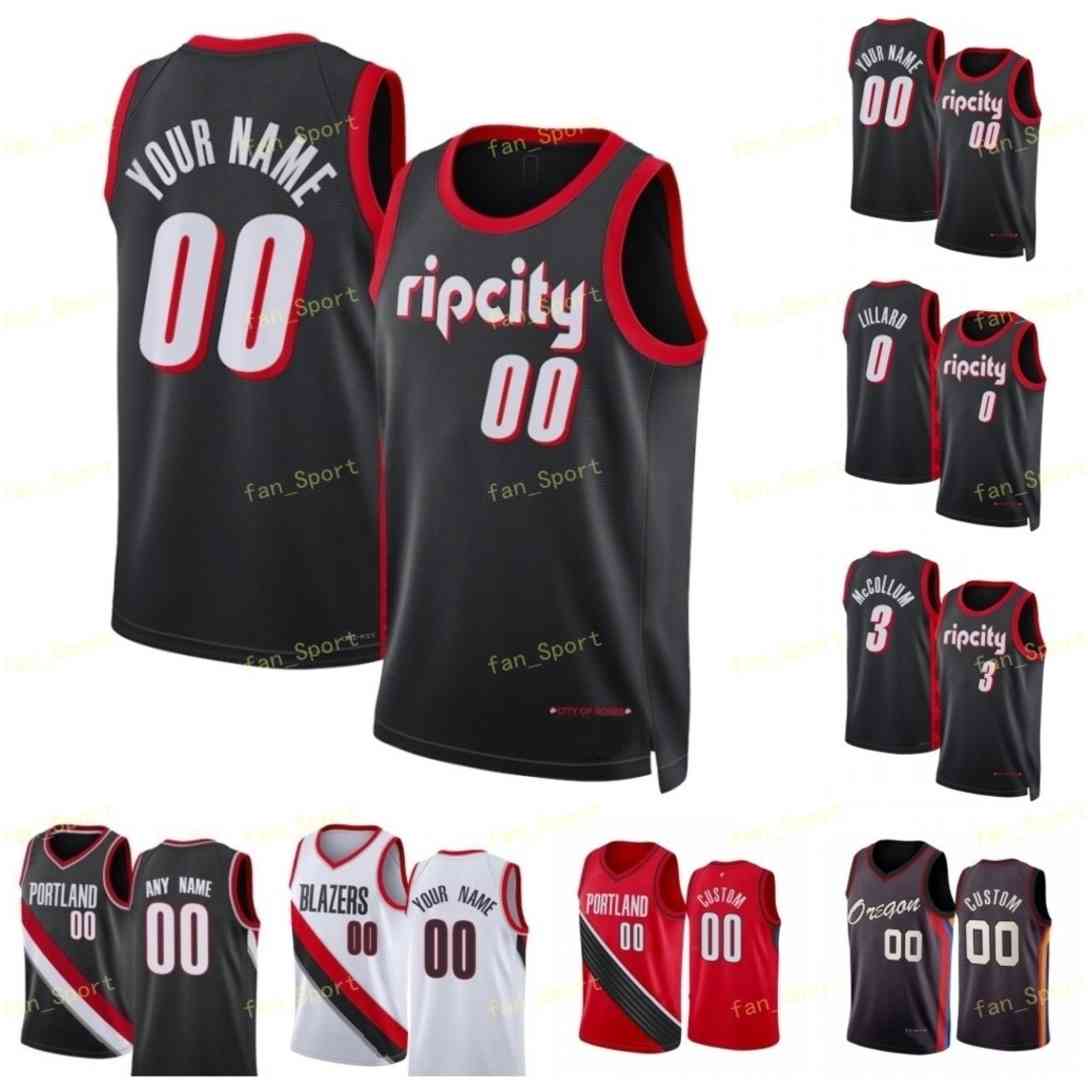 

75th 2022 City Earned Edition Custom Damian 0 Lillard CJ 3 McCollum Norman 24 Powell Jusuf 27 Nurkic Anfernee 1 Simons Basketball Jersey Men Women, As
